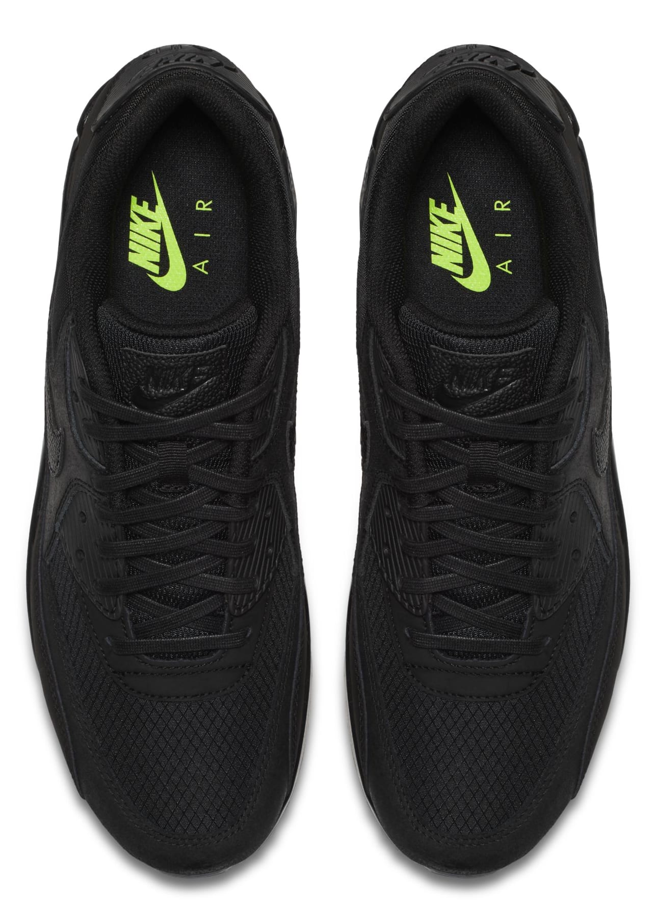 Nike Air Max 90 Black/Black-Volt AQ6101-001 Release Date | Sole Collector