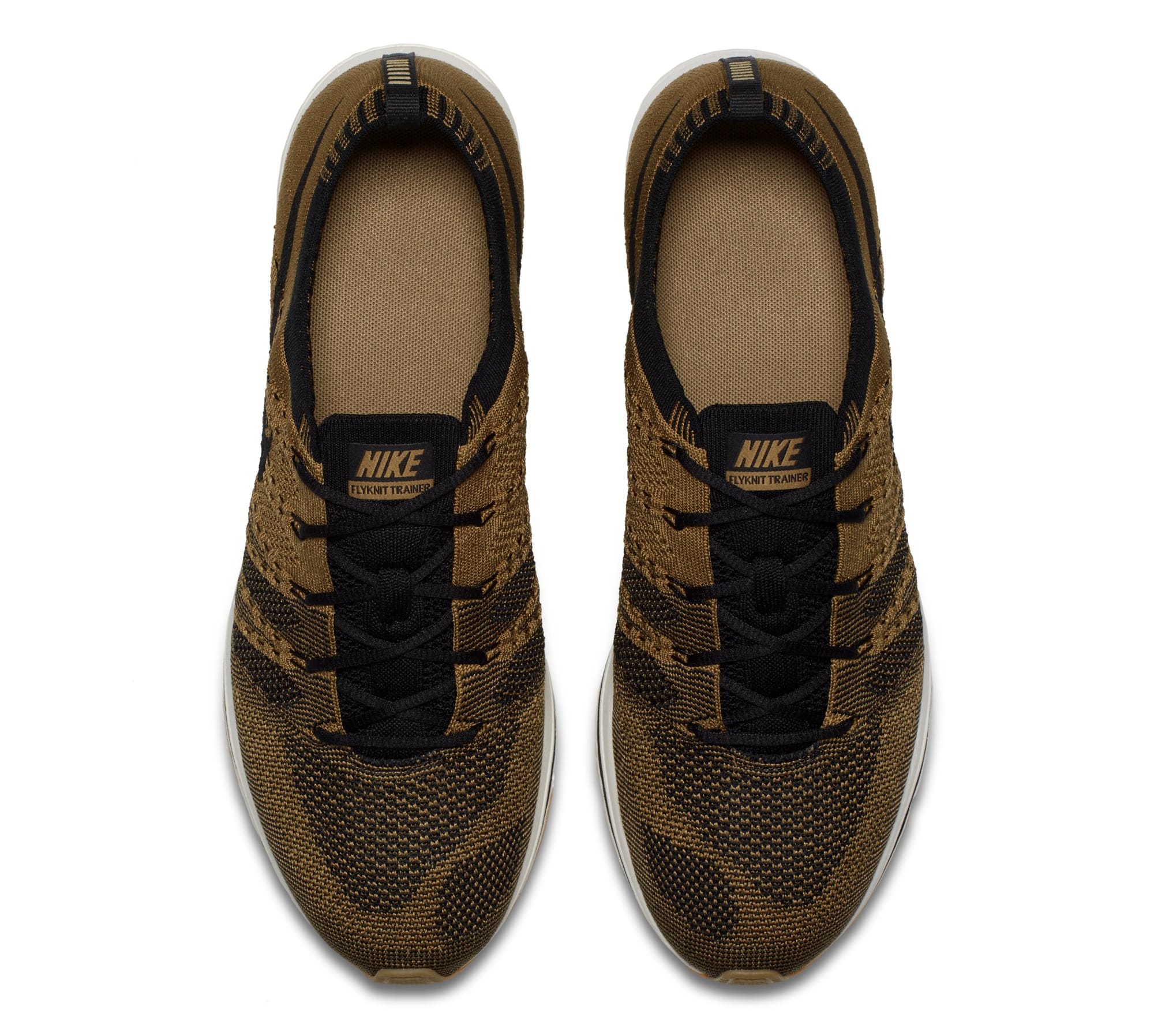 nike flyknit trainer beige