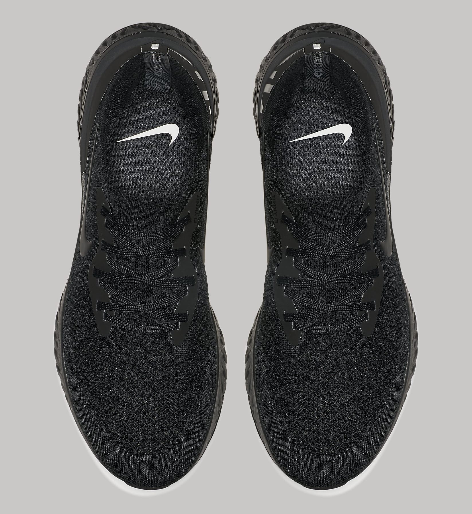 nike epic react flyknit triple black