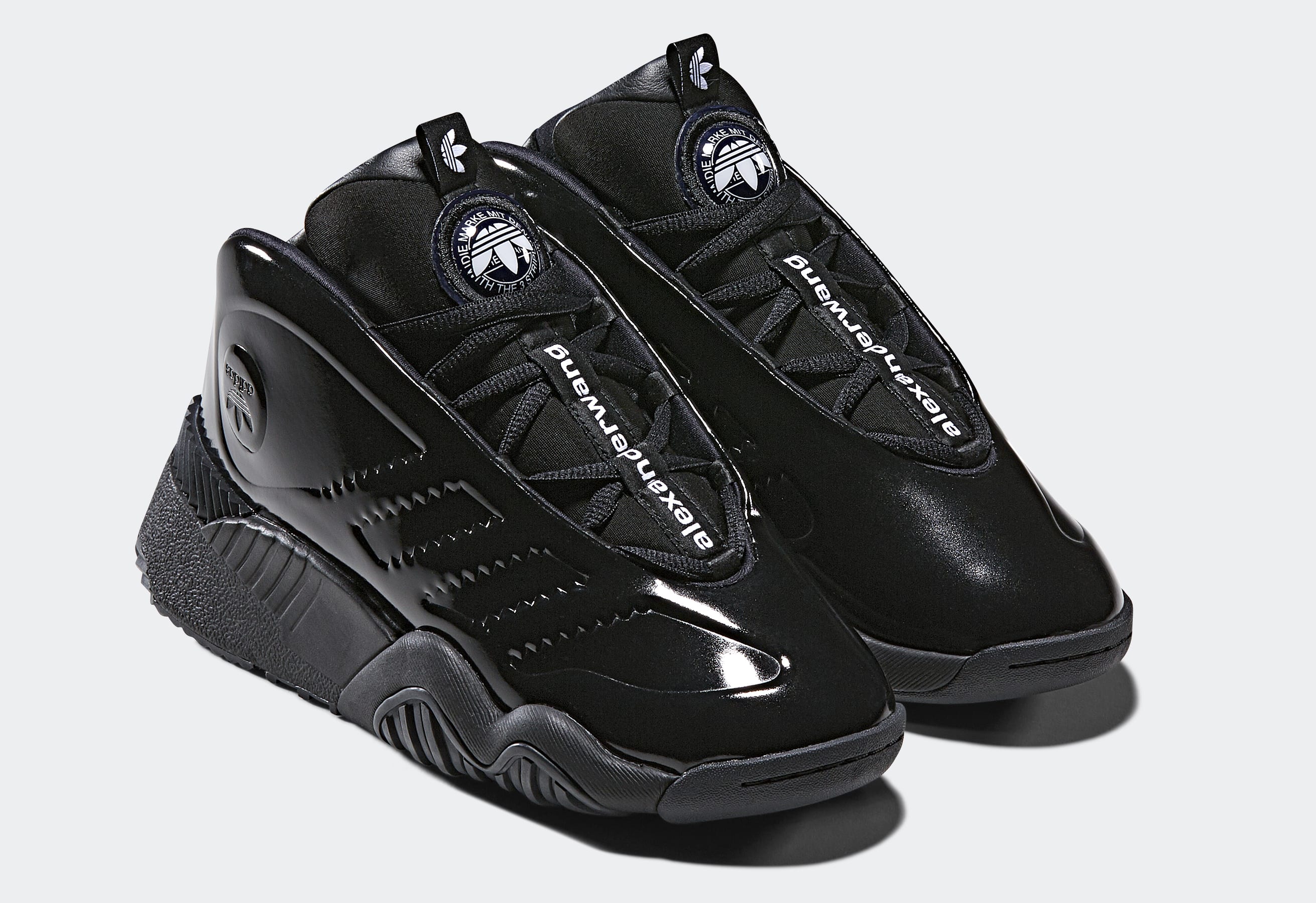 Adidas aw turnout bball alexander wang triple black