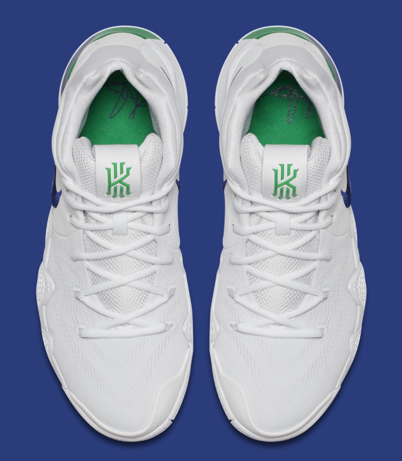 kyrie 4 blue and green