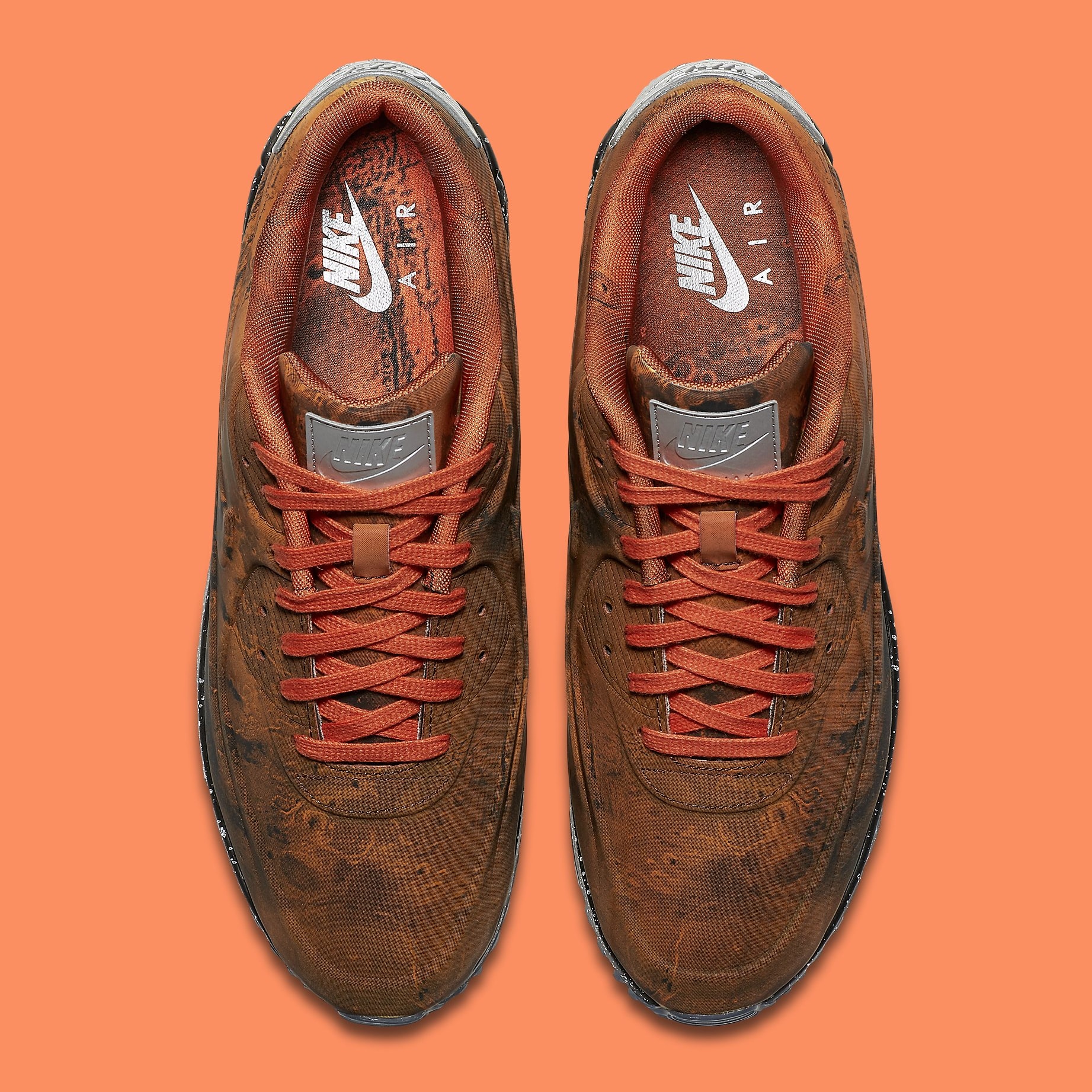 nike air max 90 mars stone & magma orange