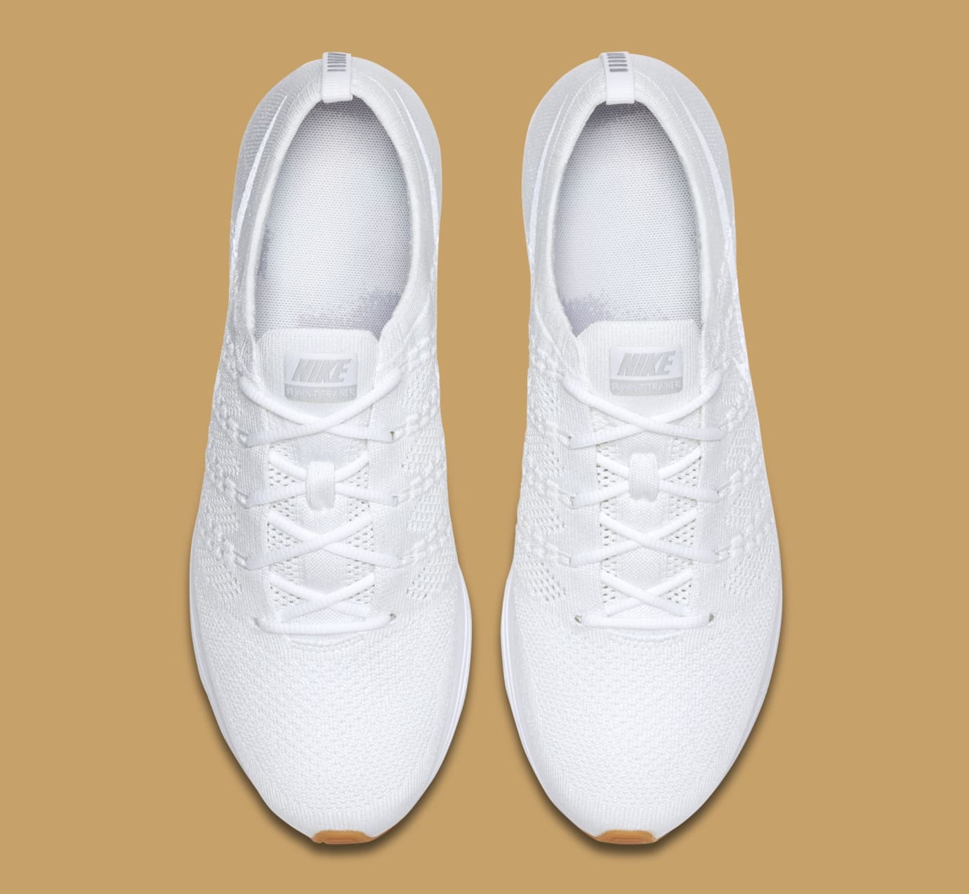 white nike with gum bottom