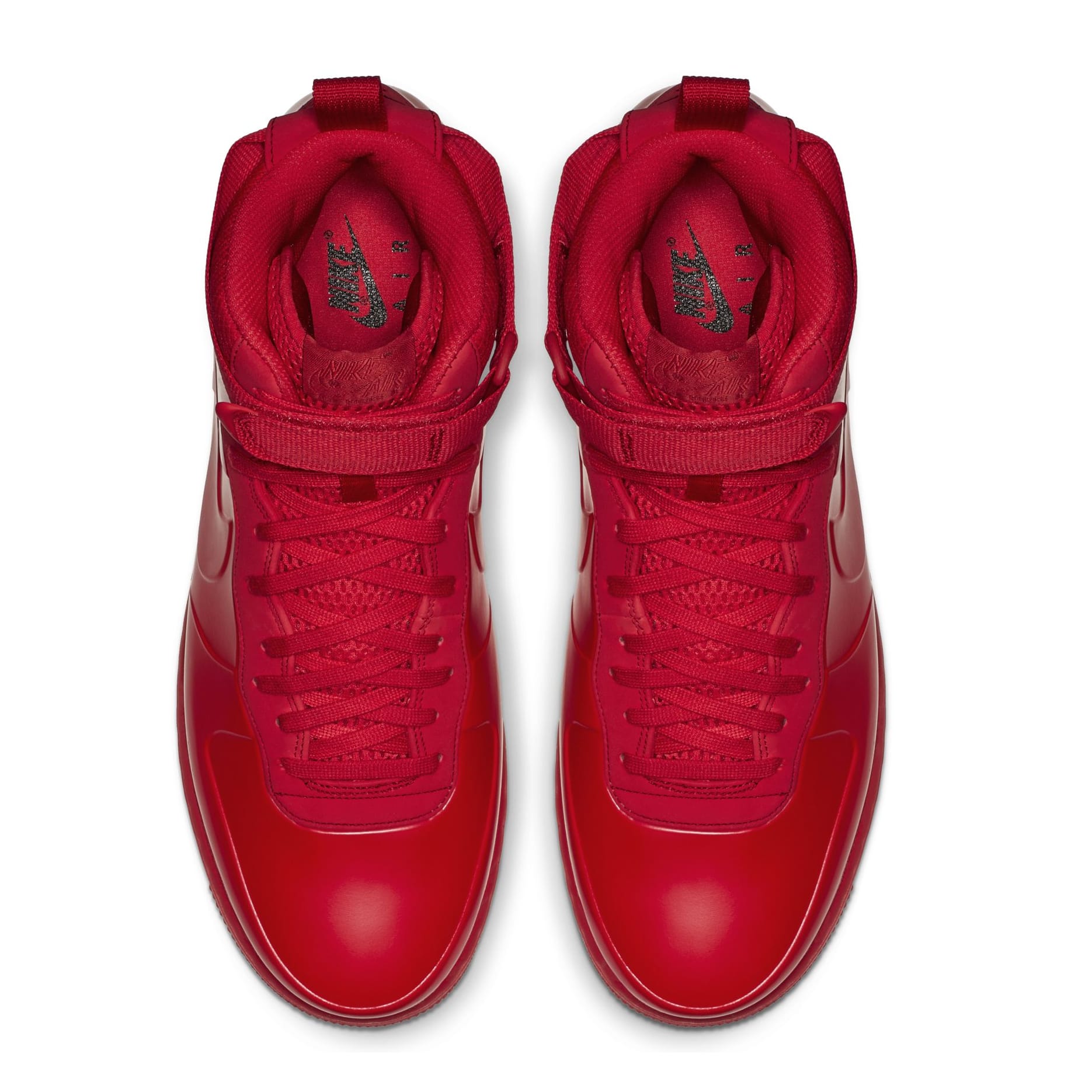 nike air force one foamposite red