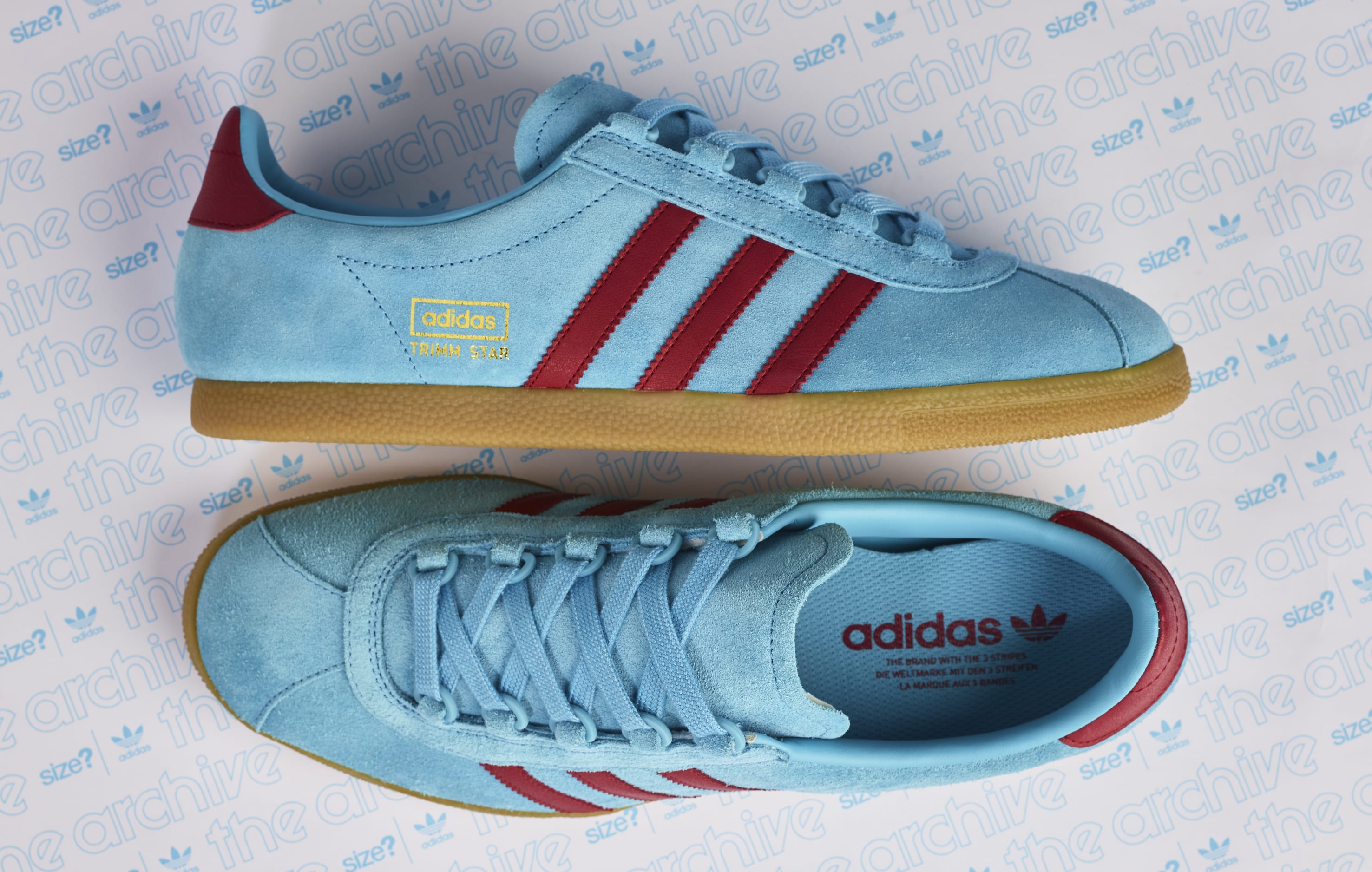 Adidas trimm star light blue
