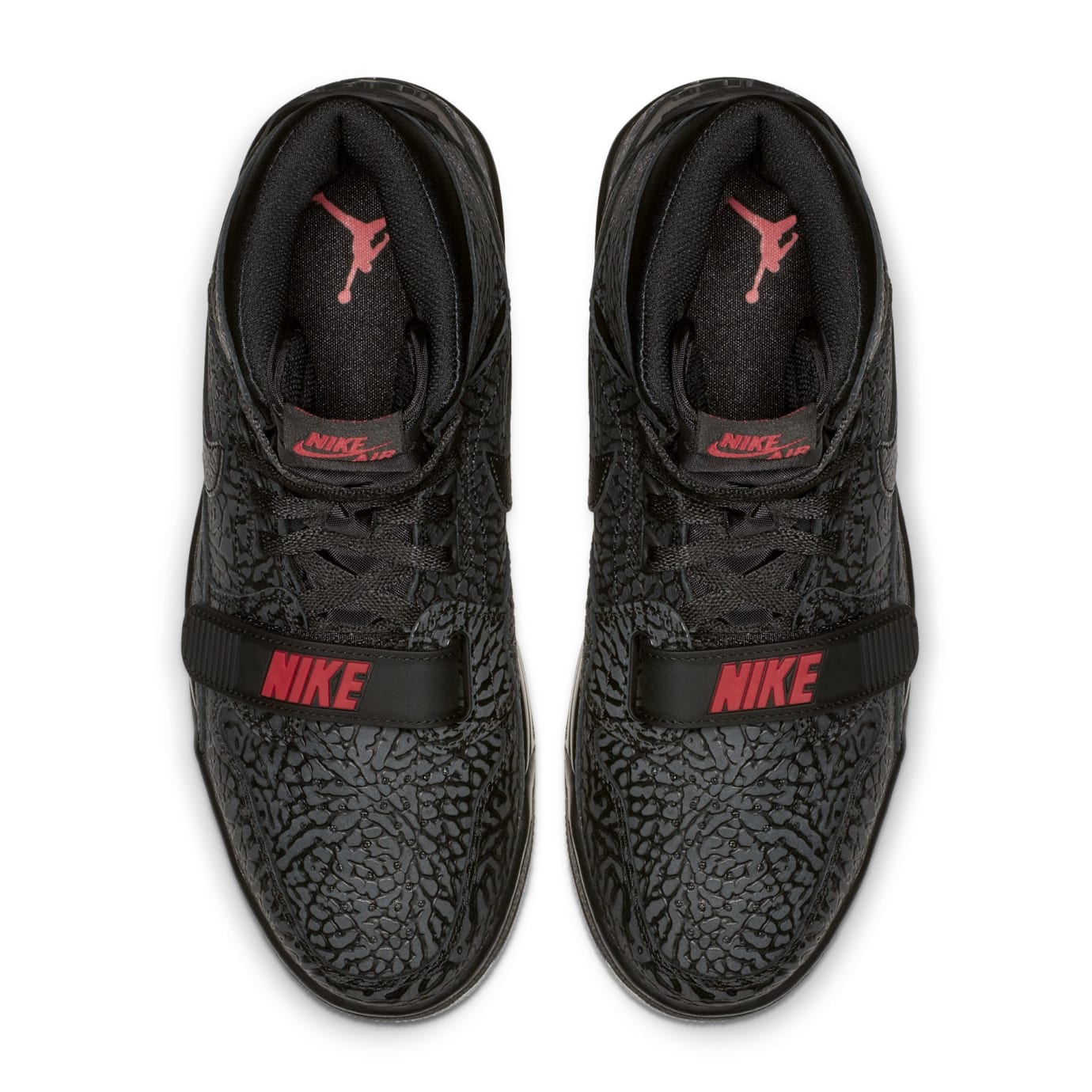 air jordan legacy 312 elephant print black