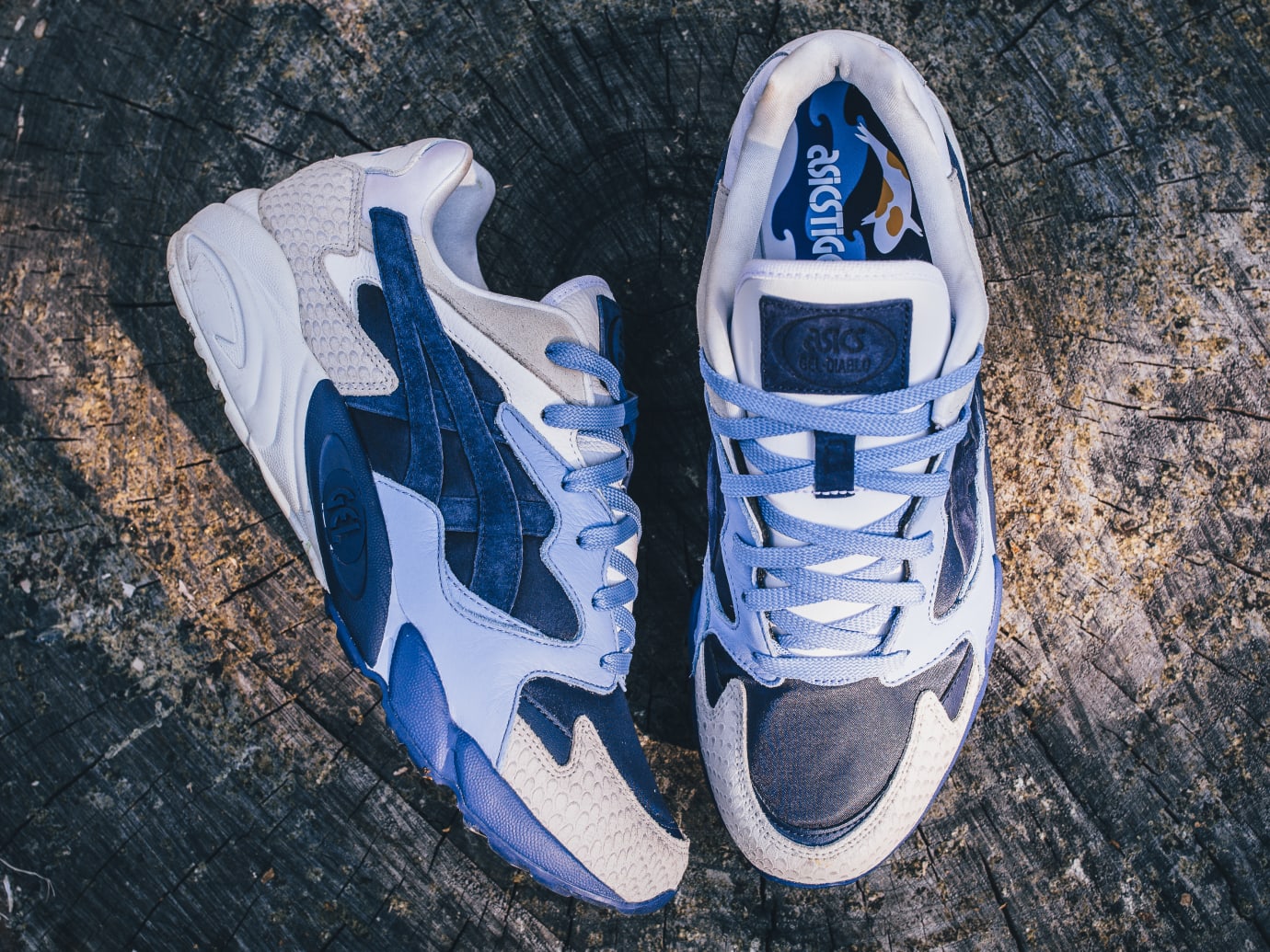 asics gel diablo purple