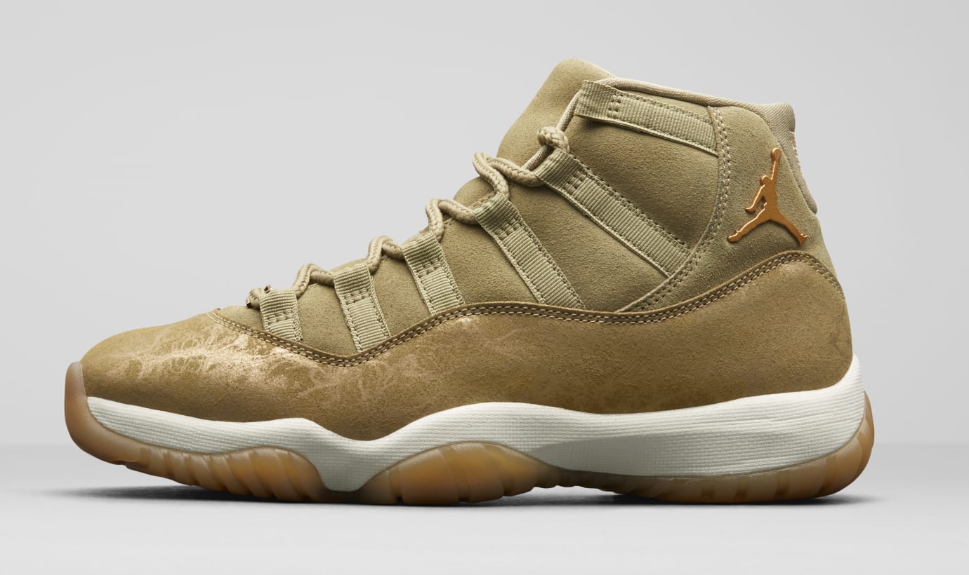 WMNS Air Jordan 11 'Olive' Release Date 