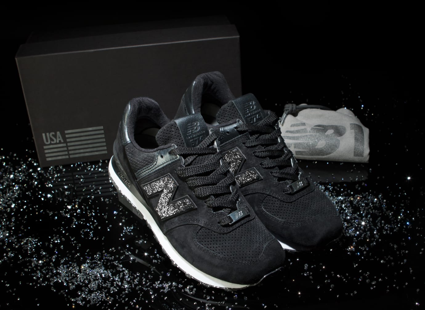 New Balance All Black 574