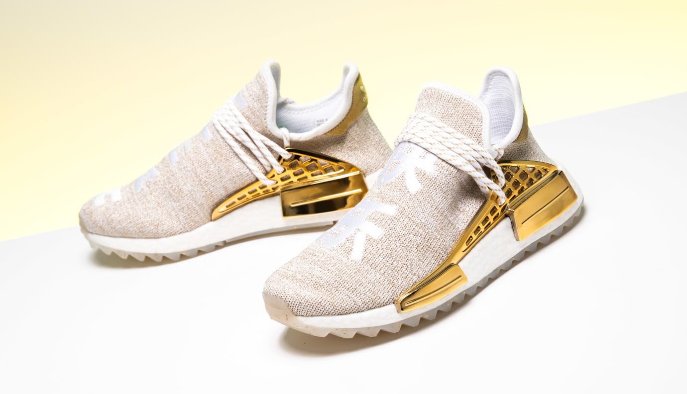 pharrell williams hu holi nmd mc gold