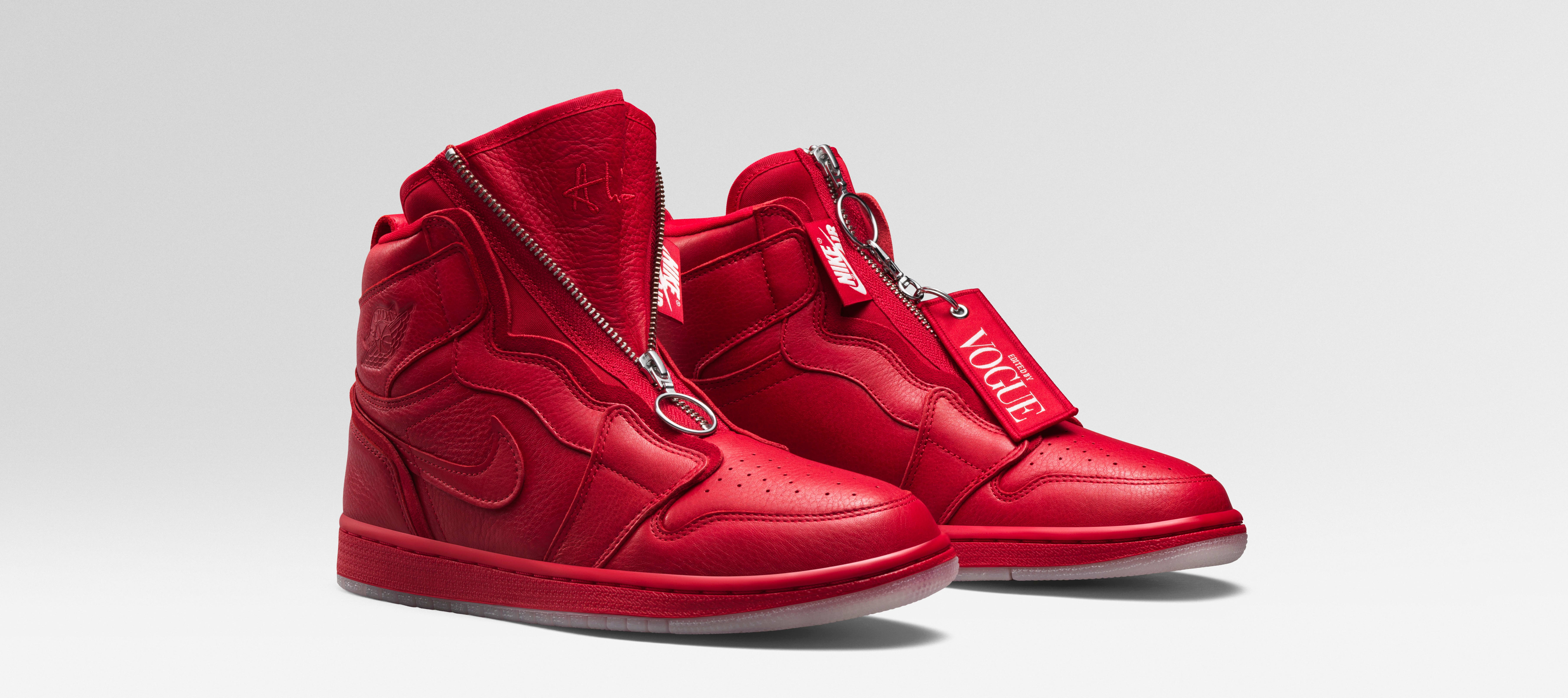 Vogue x Air Jordan 1 Zip AWOK 'University Red'