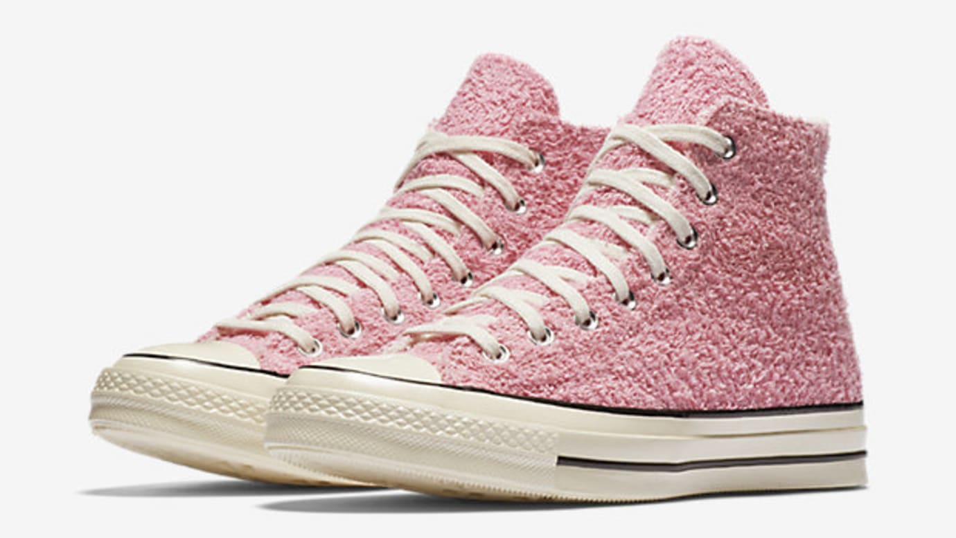pink fuzzy converse