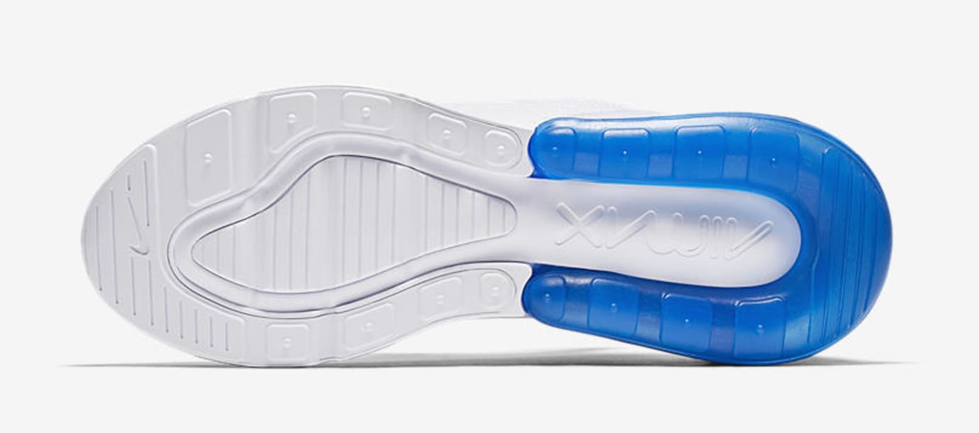Nike Air Max 270 'White Pack/Photo Blue' AH8050-105 (Bottom)