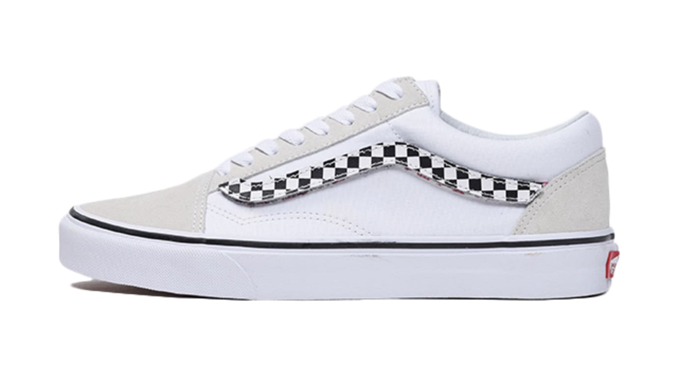Checkered stripe vans clearance