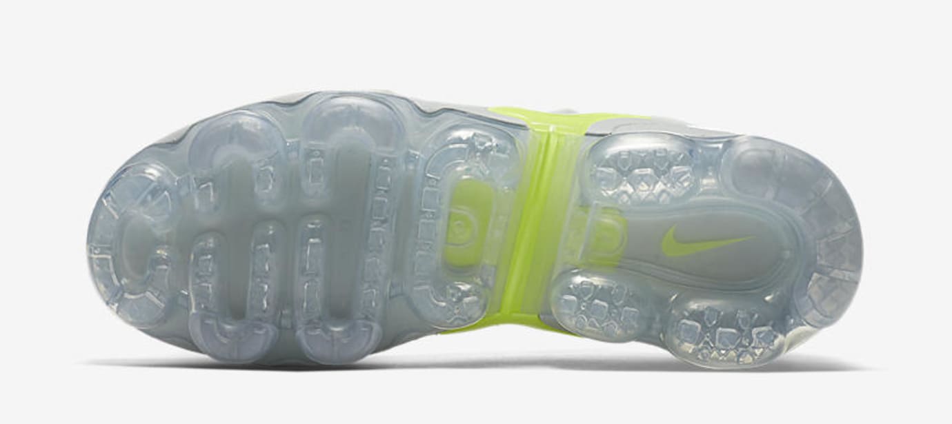Vapormax lime green bottom