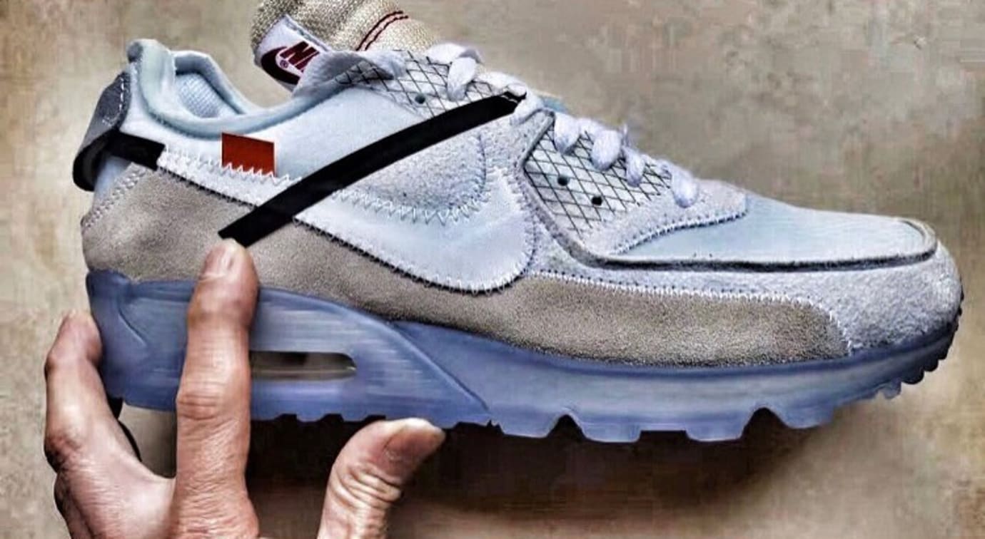 off white air max 90 ice