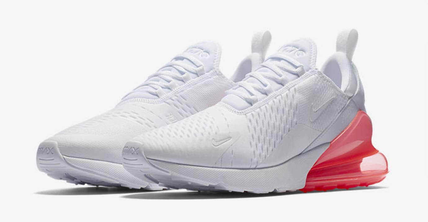 all white nike air max 270s