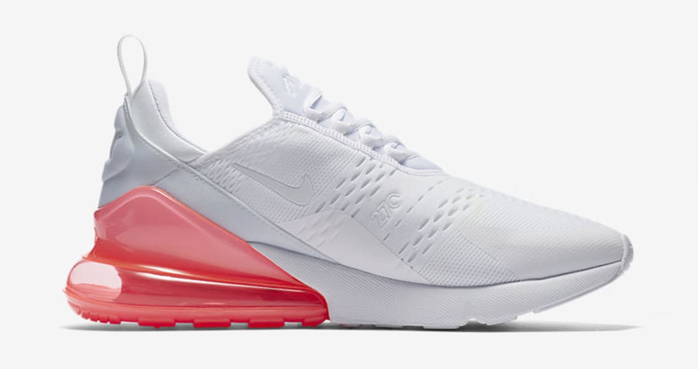Nike Air Max 270 'White Pack/Hot Punch' AH8050-103 (Medial)