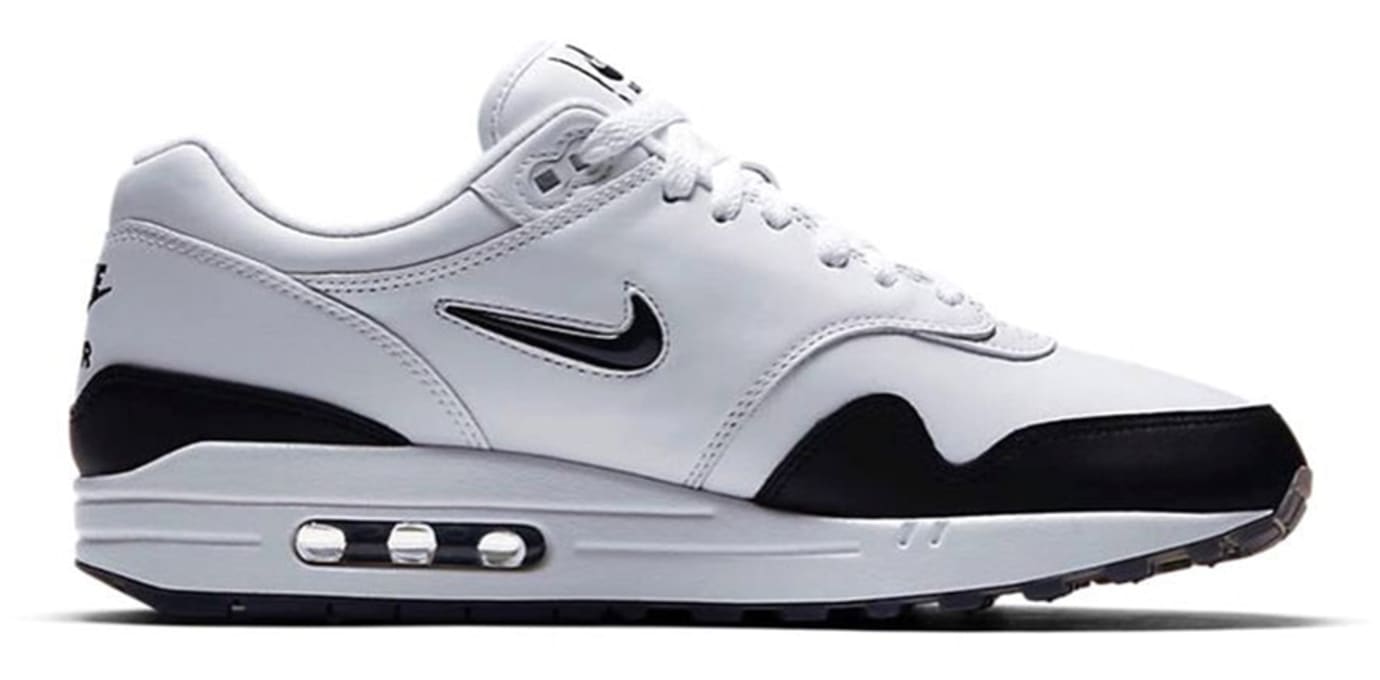 air max 1 jewel black silver