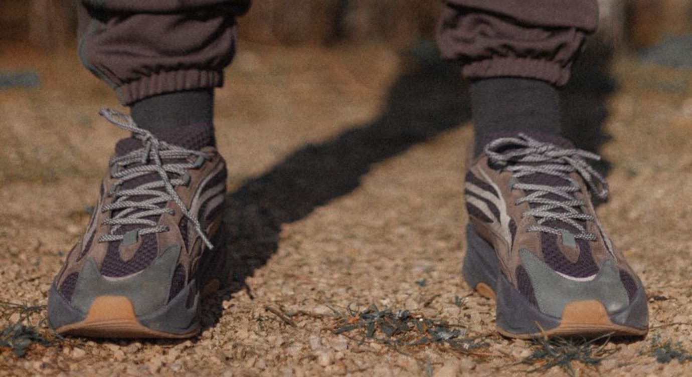 yeezy geode on foot