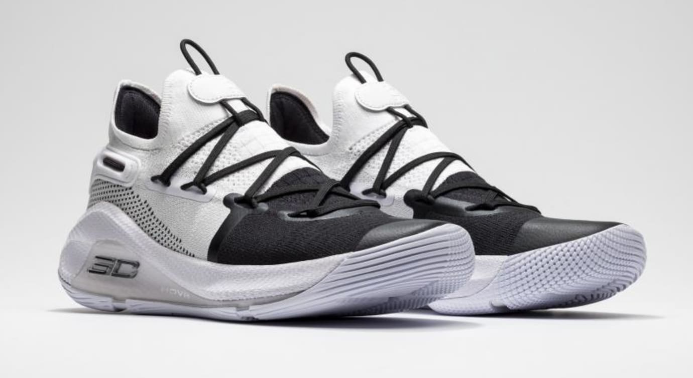 under armour curry 6 white black