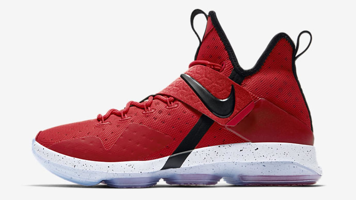 red high top lebrons