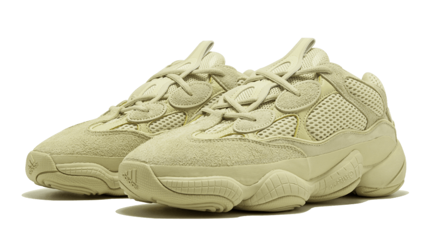 Super Moon Yellow' Adidas Yeezy 500s 