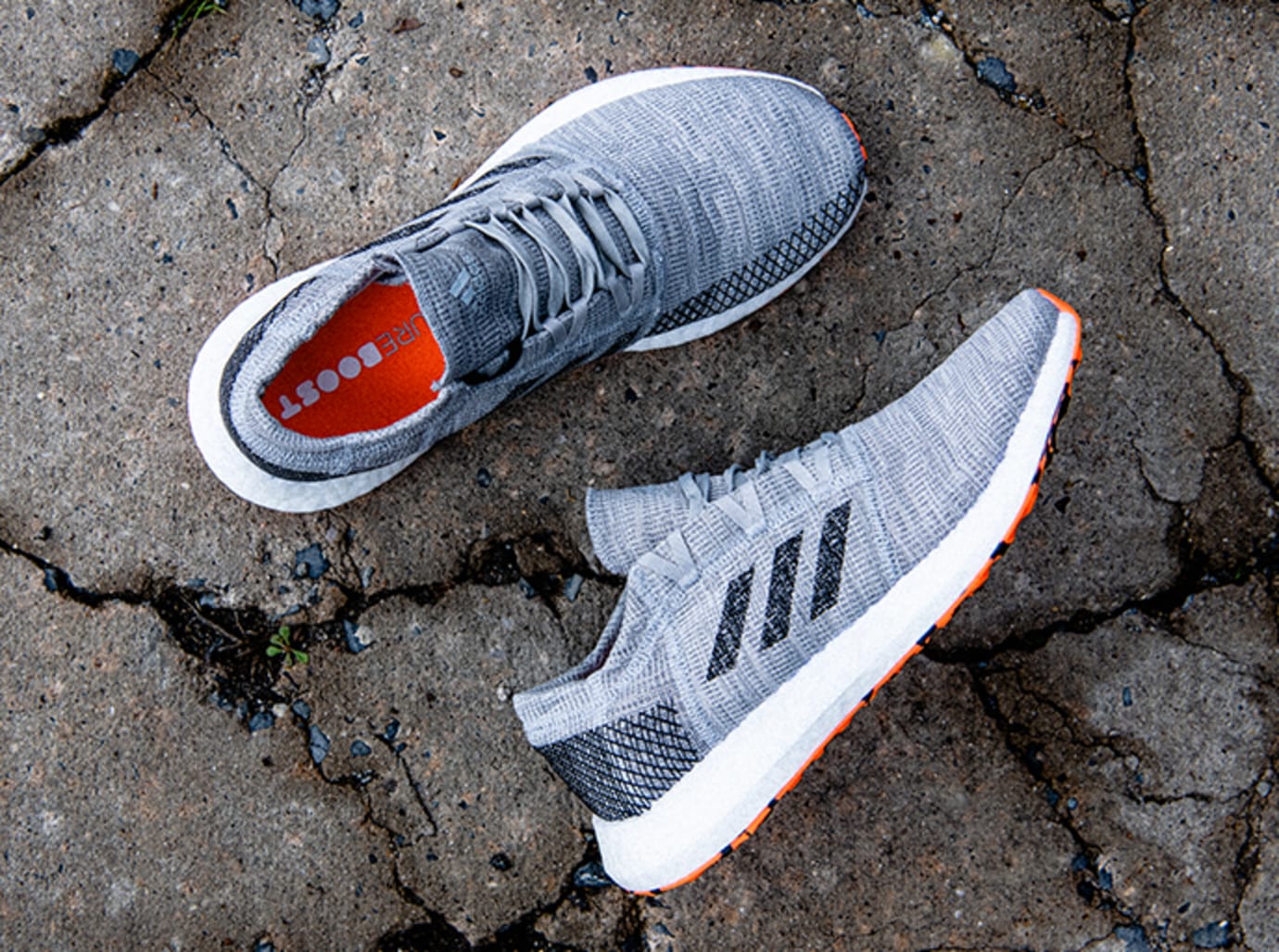 adidas pure boost go grey