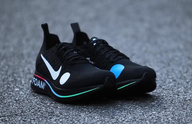 Off-White x Nike Zoom Fly Mercurial Flyknit Black Release Date AO2115-001 Front