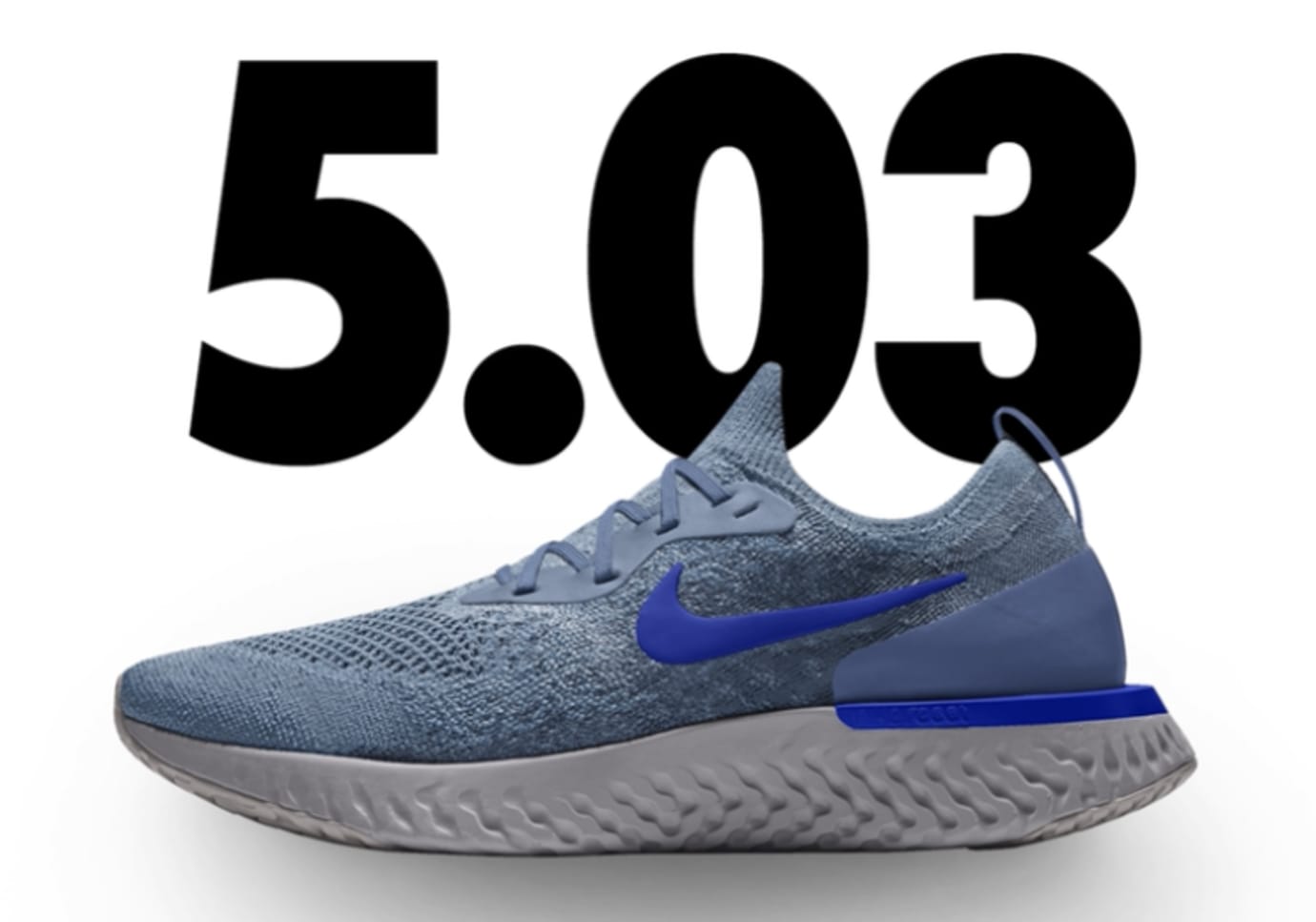 nike epic react flyknit 2 light blue