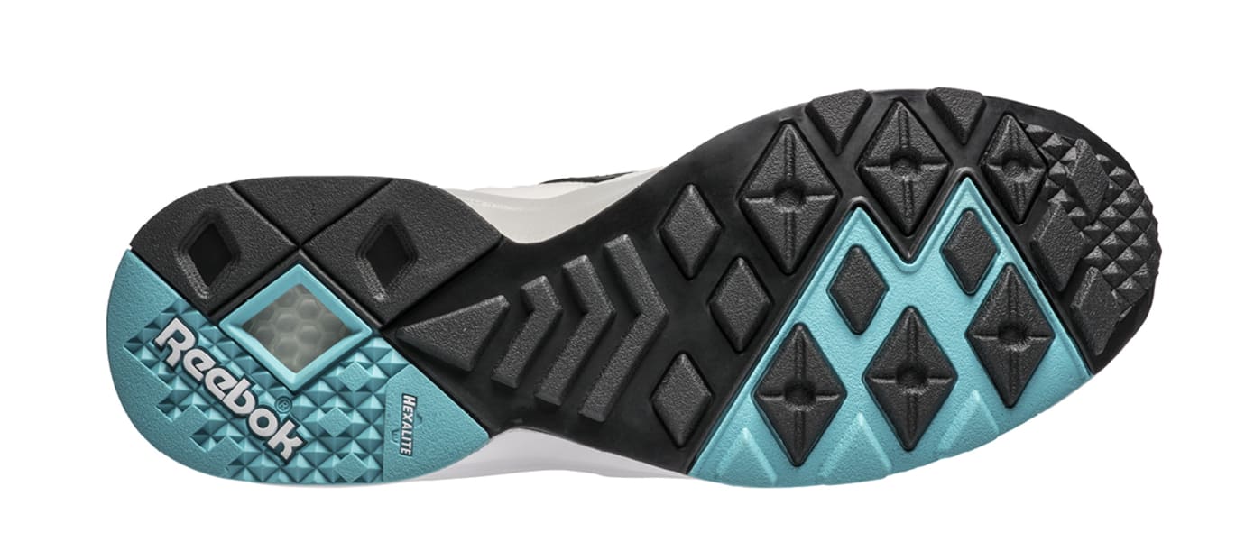 reebok aztrek og white solid teal black