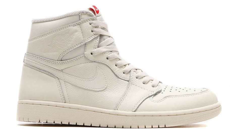 Air Jordan 1 OG Sail Red Release Date Profile 555088-114