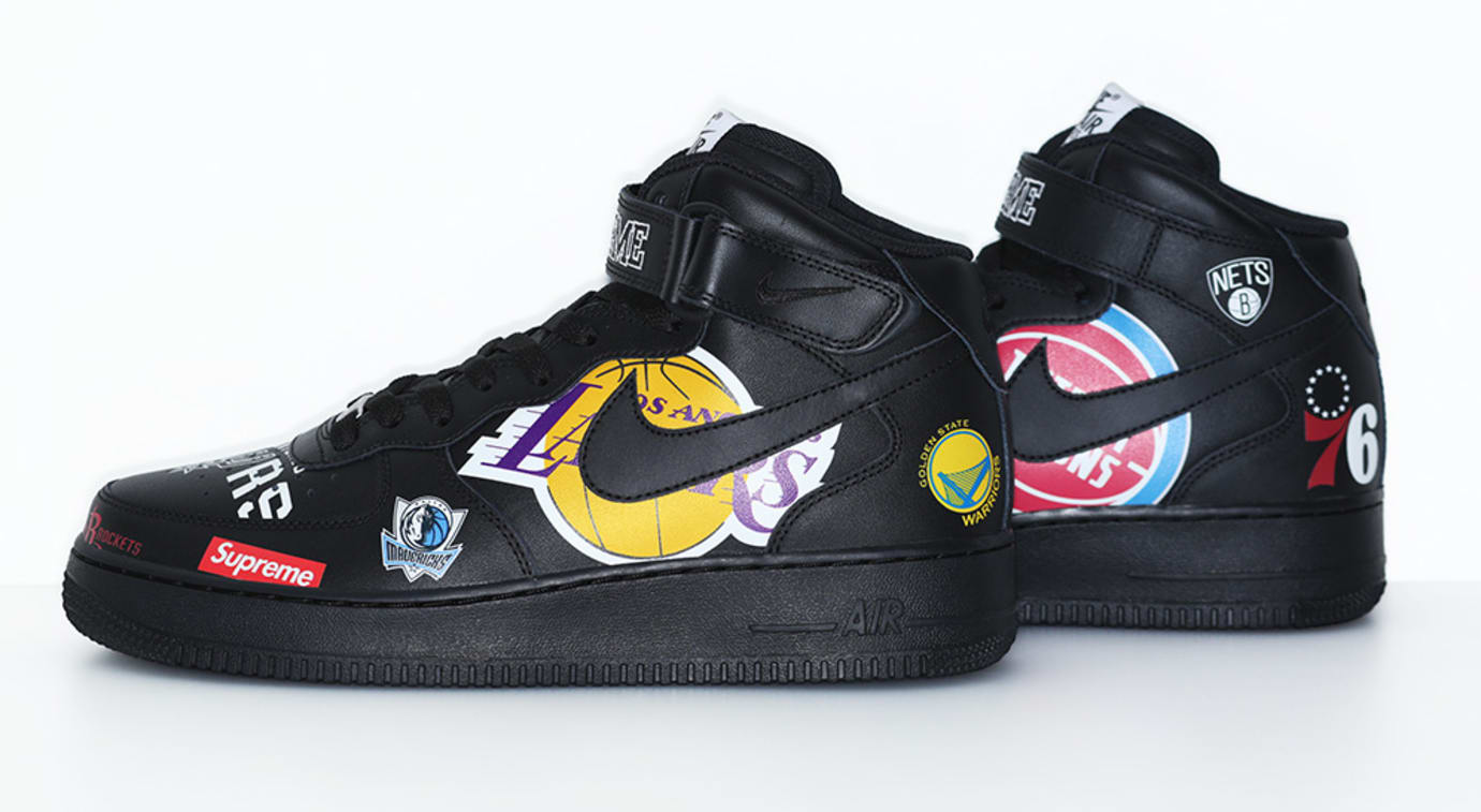 supreme x nba x air force 1