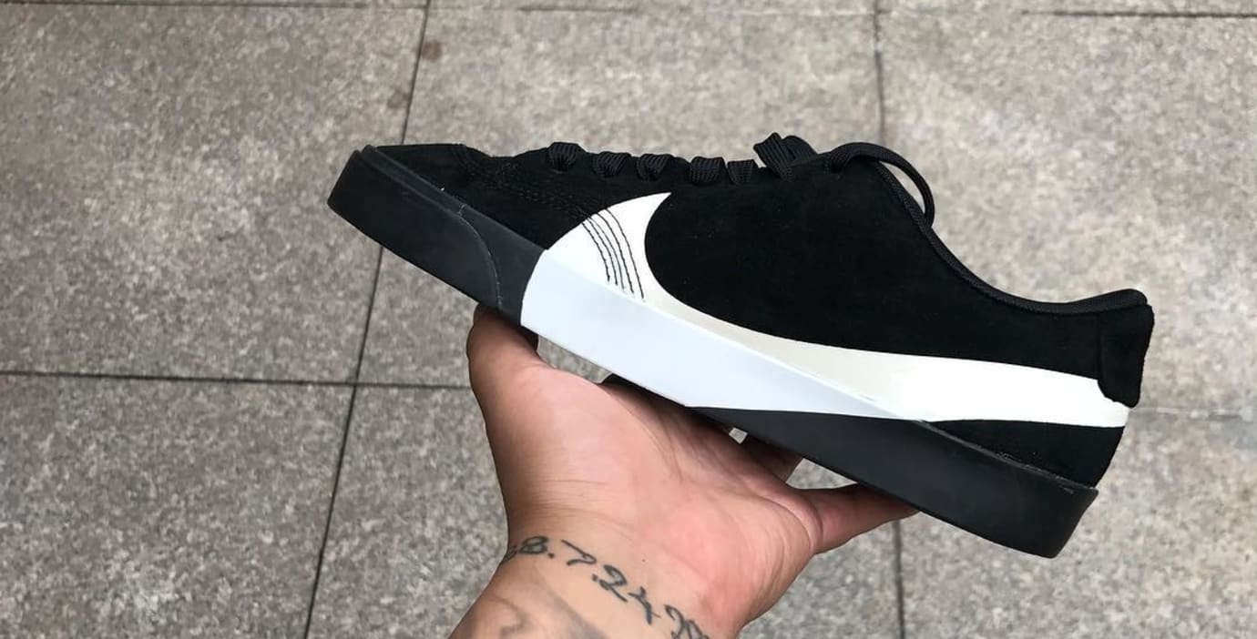 nike blazer low swoosh