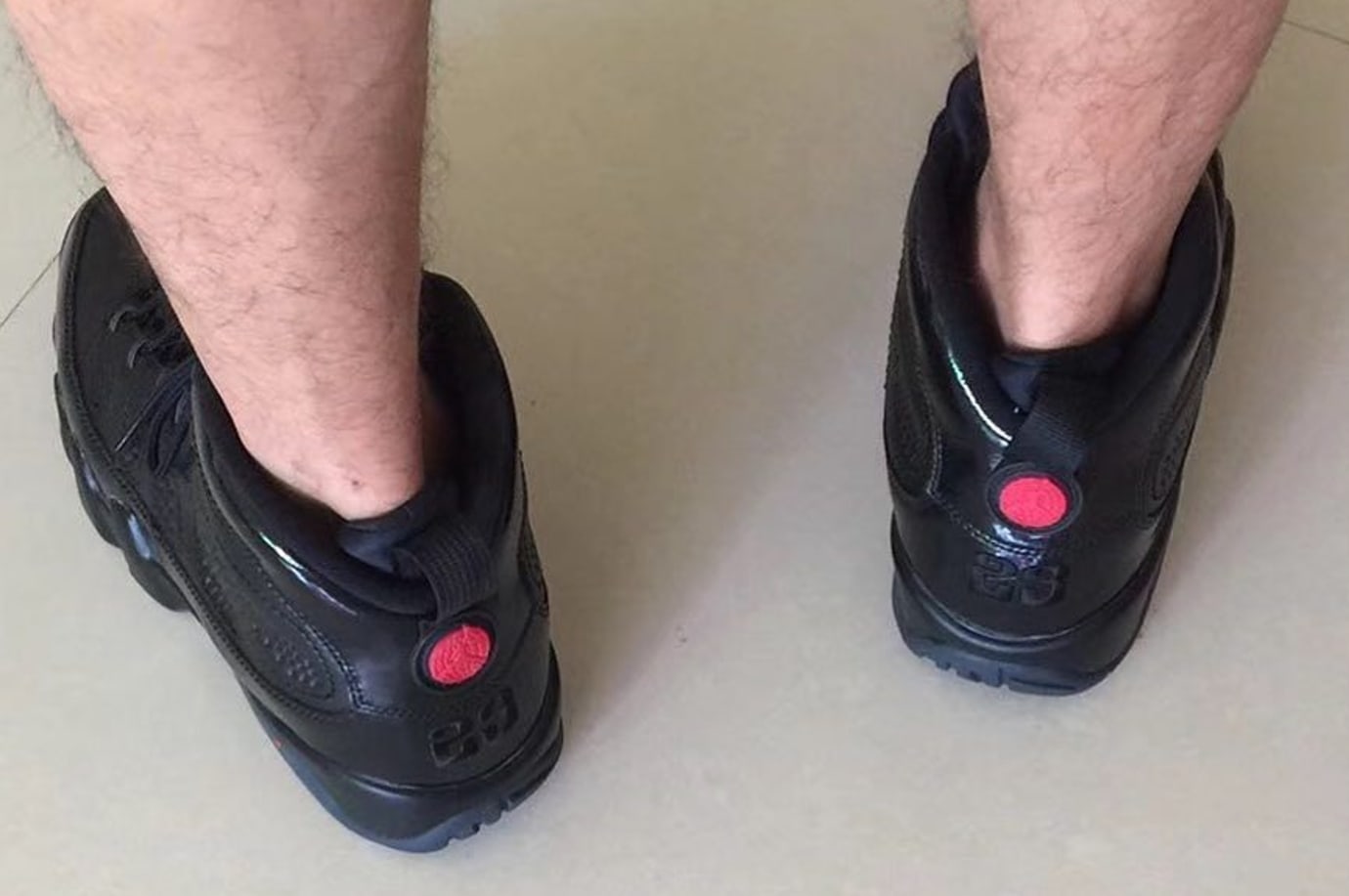 jordan 9 bred on feet