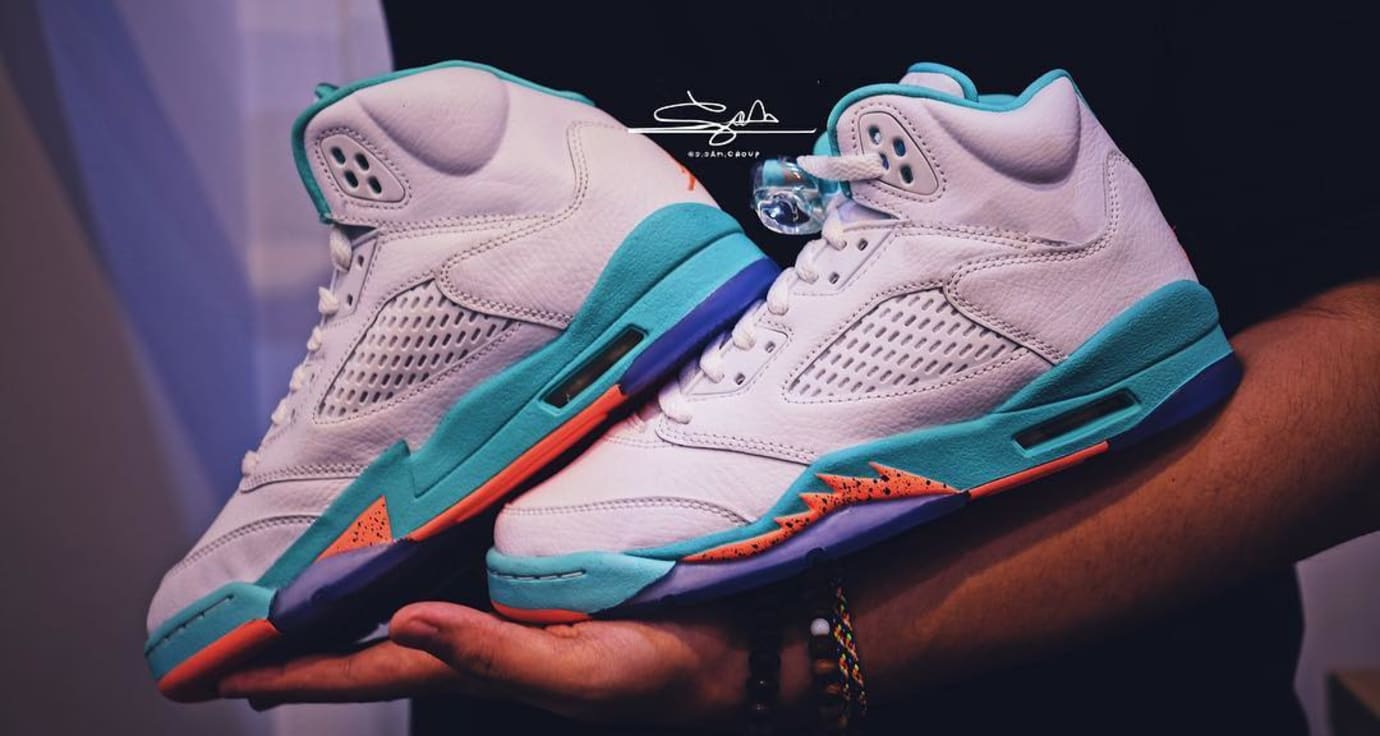 jordan 5s light aqua