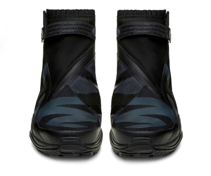 NikeLab Gyakusou Gaiter Boot Vivid Orange and Black | Sole Collector