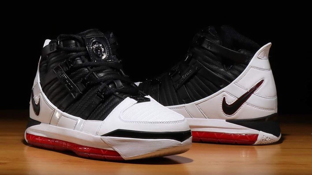 nike zoom lebron 3 black red