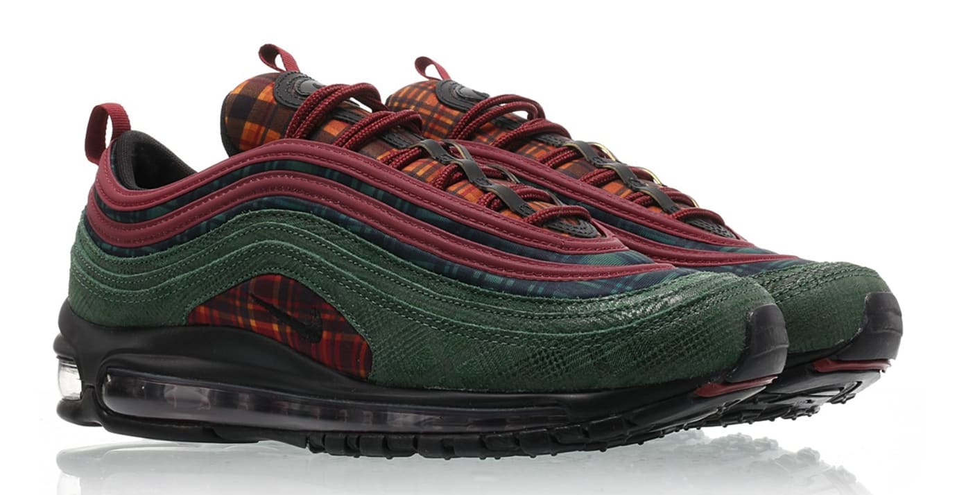 nike air max 97 green and red