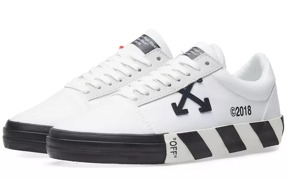 vulc low top off white