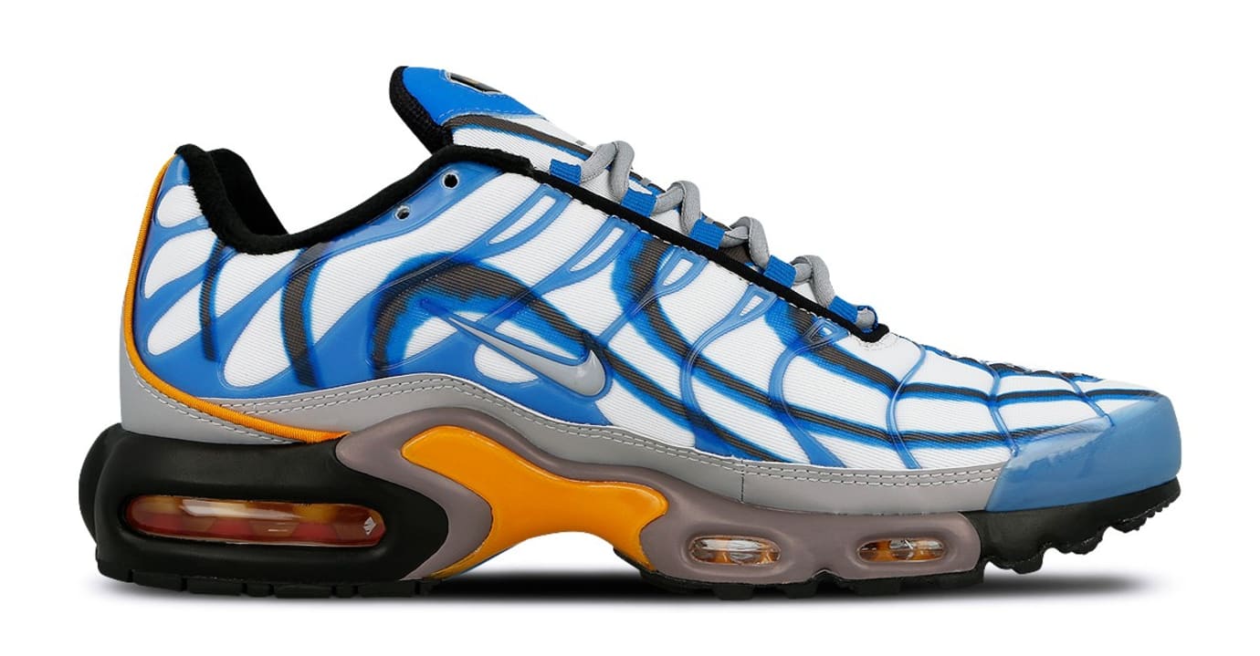 nike air max plus orange blue