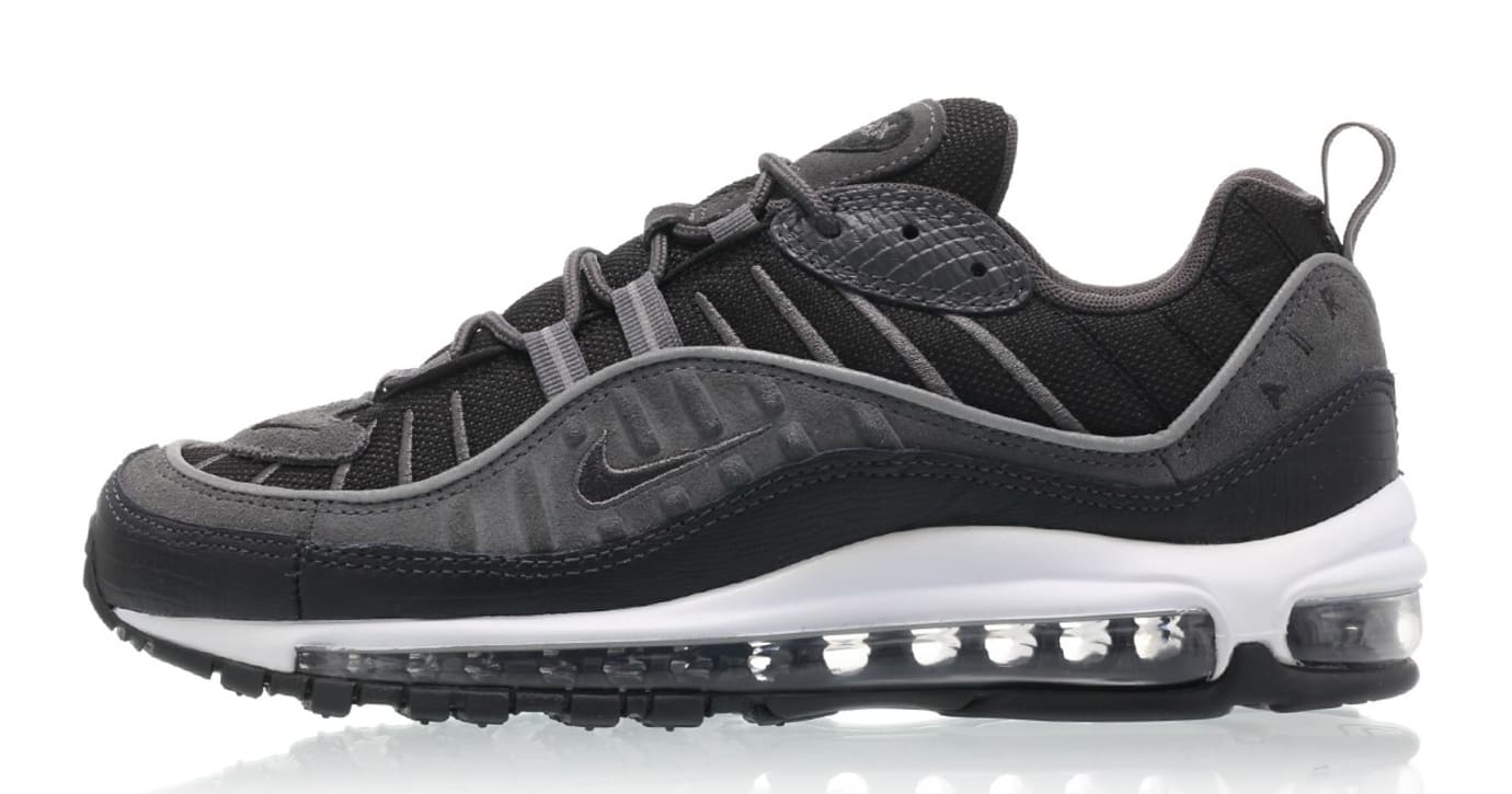nike air max 98 black silver
