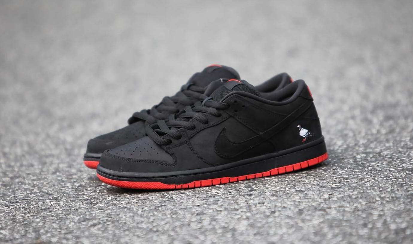 nike sb dunk pigeon black