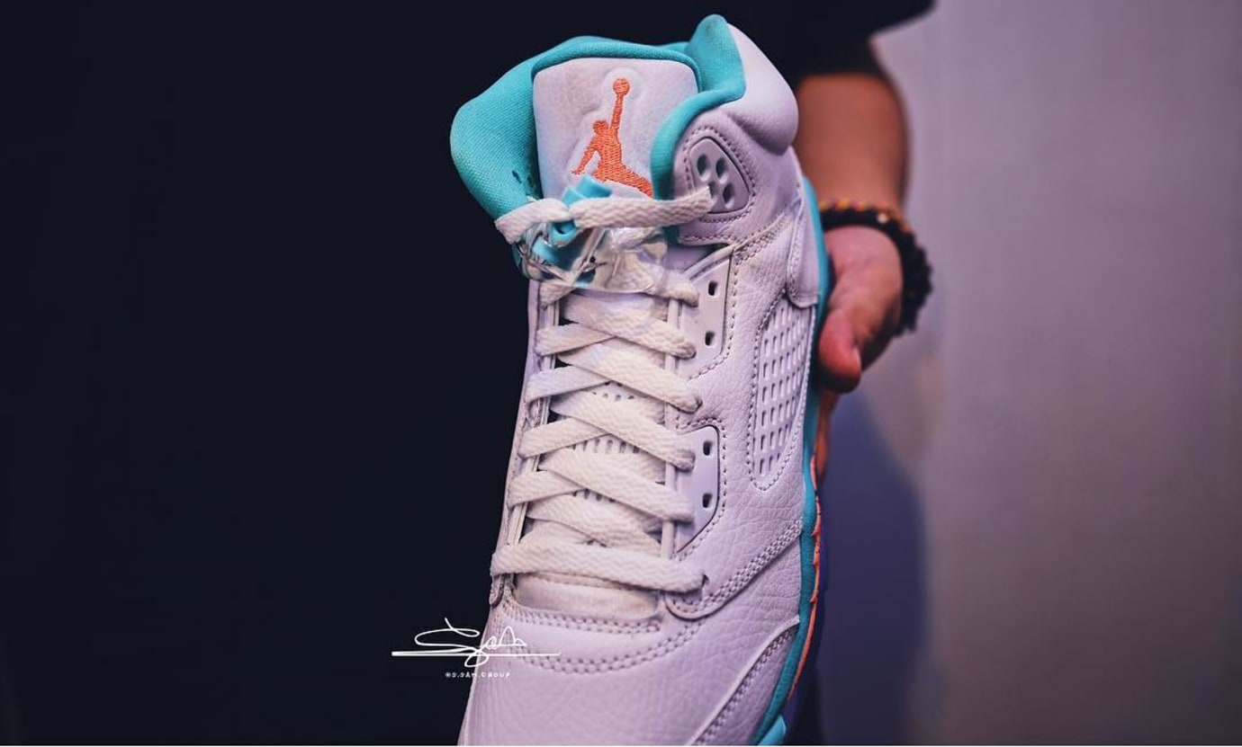 retro 5 aqua