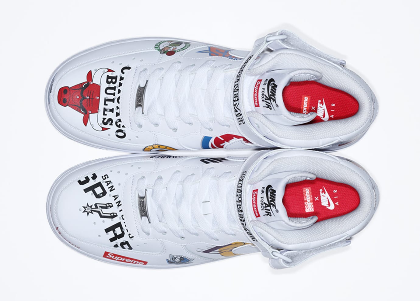 air force 1 supreme nba white