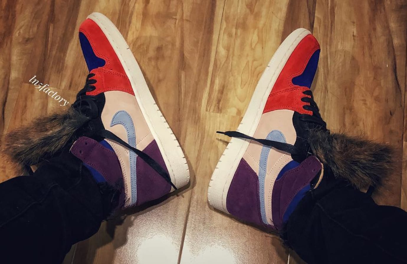 aleali may jordan 1 on feet