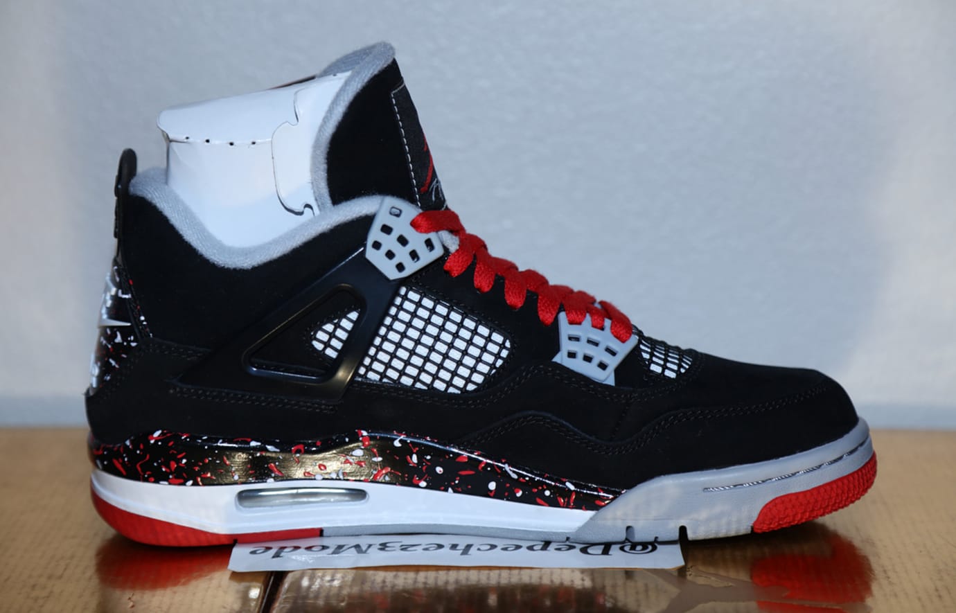 drake ovo jordan 4 splatter