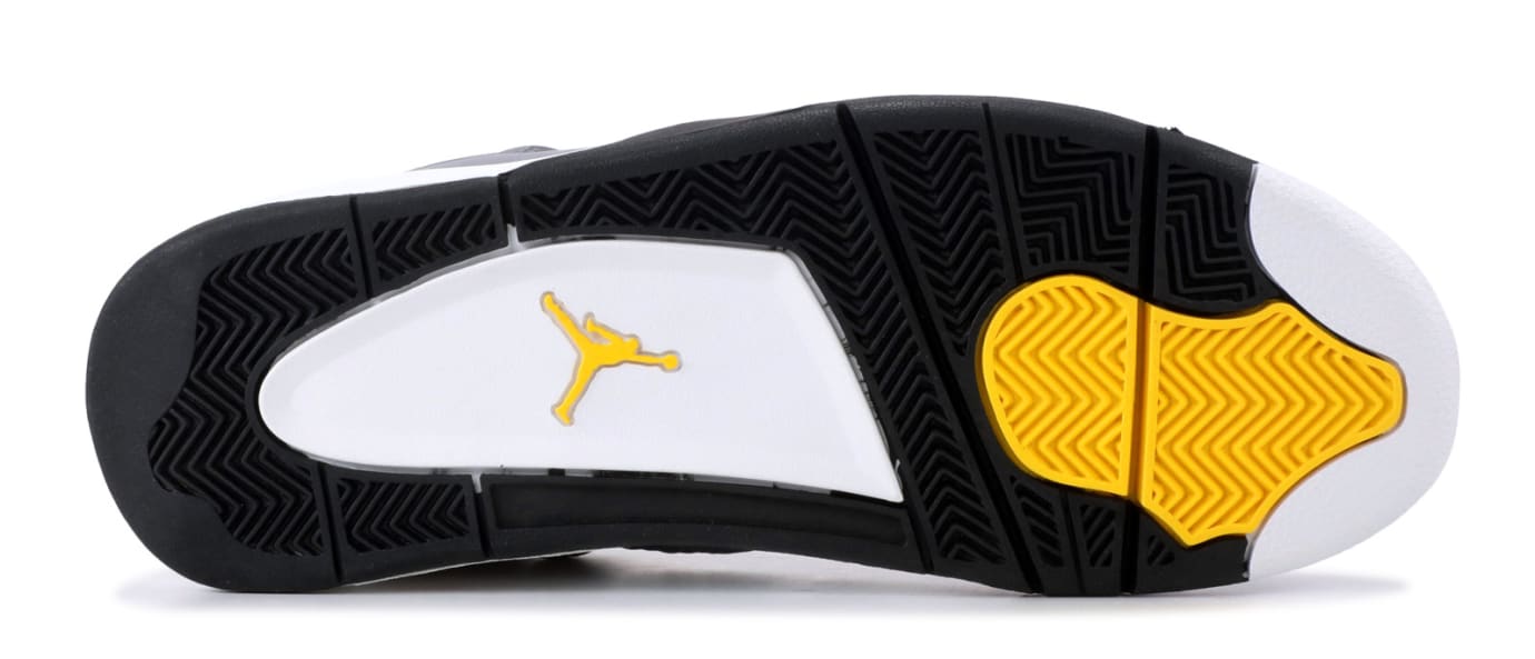 Air Jordan 4 'Cool Grey/Chrome-Dark Charcoal-Varsity Maize' (Bottom)