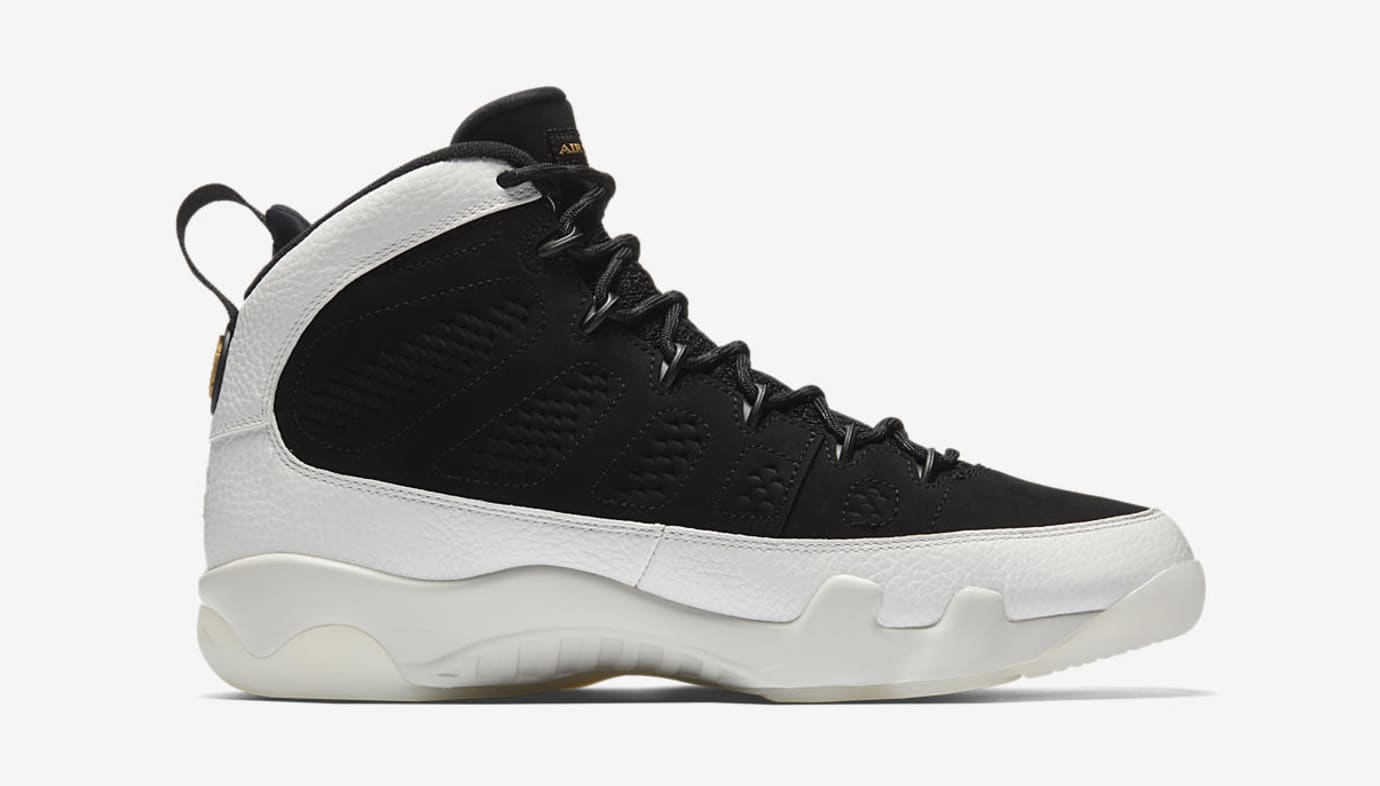 gold and white 9s