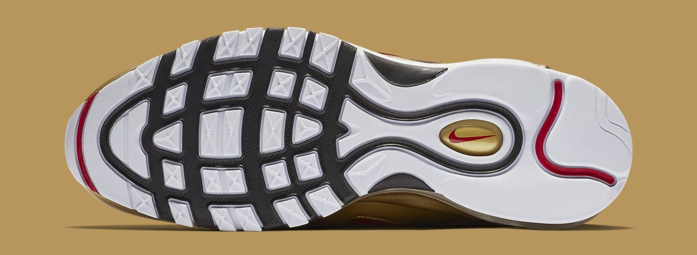 Nike Air Max 97 Black Metallic Gold At5458 002 Black Metallic